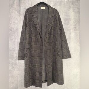 MELLODAY Gray Plaid Blazer